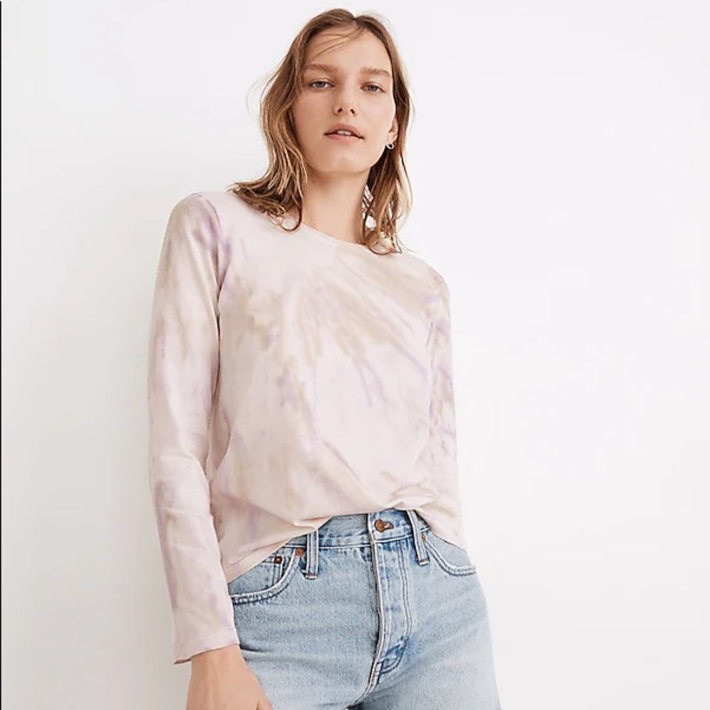 Madewell - Northside Long-Sleeve Vintage Tie-Dye Tee